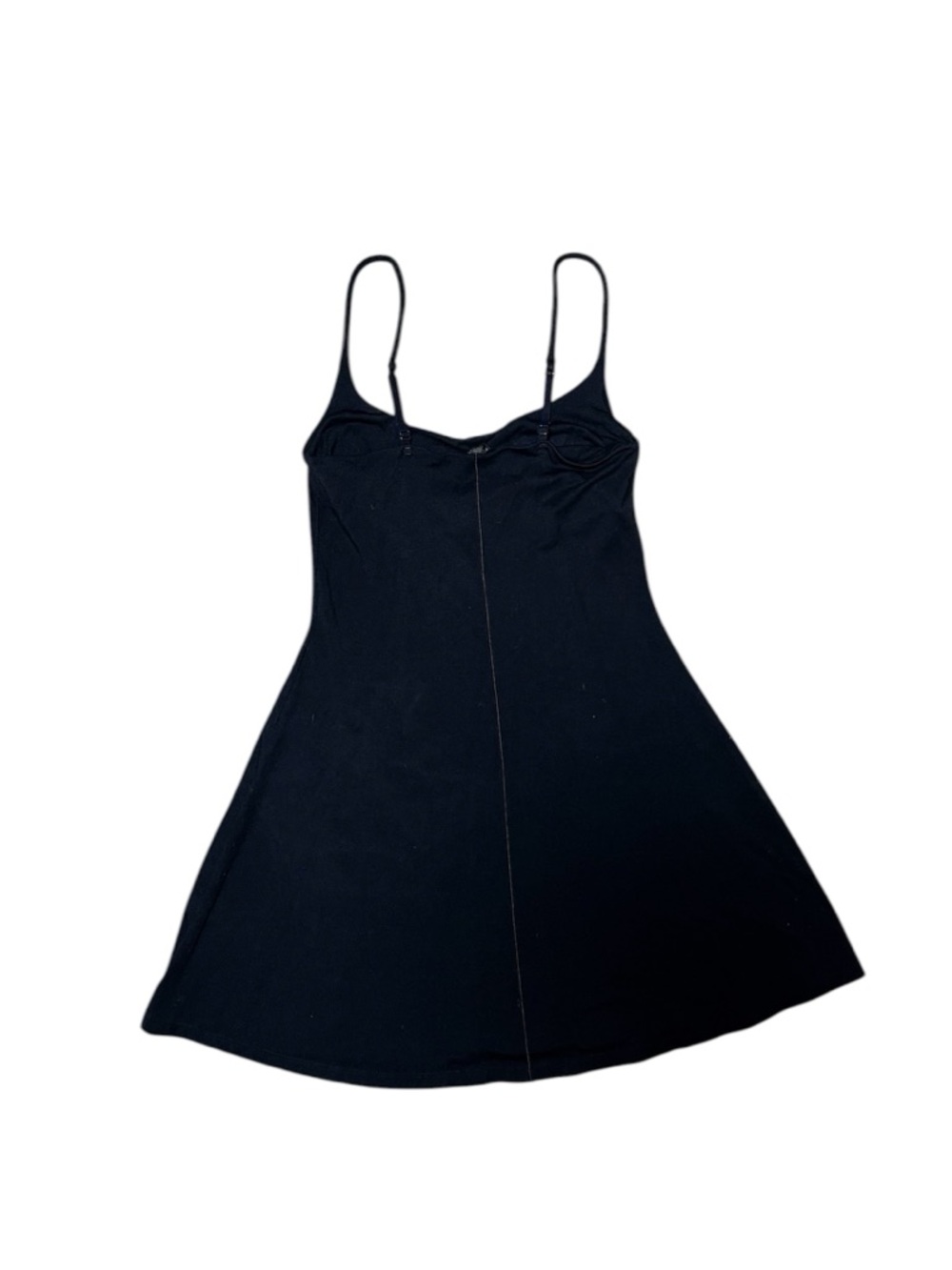 SKIMS Noodle Strap Mini Black Dress - Picture 2 of 6